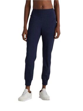 Quince Whistler Mid-Rise Thermal Joggers in Navy Size Small
